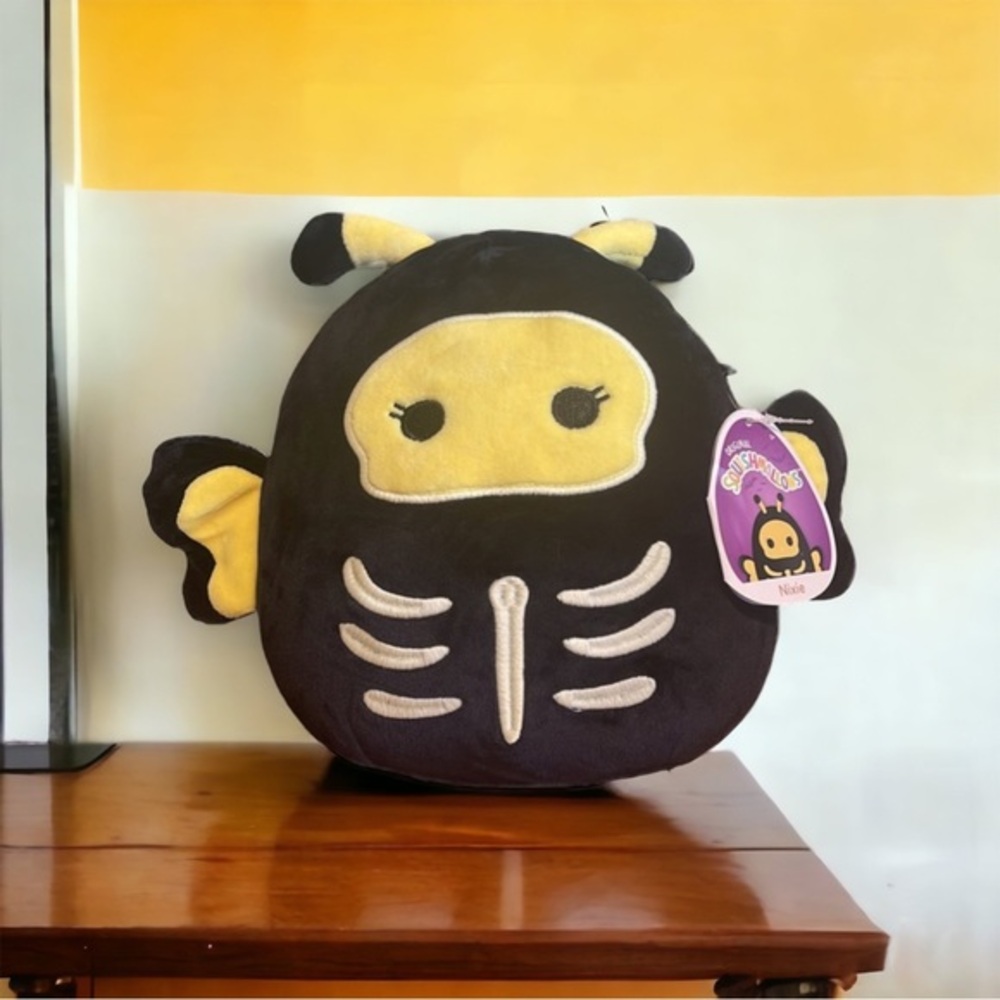 Skeleton Nixie the Butterfly Glow in the Dark 8” Squishmallow